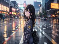 AI illustration  yuri  Nishikigi Chisato                rainy - pixiv.jpg