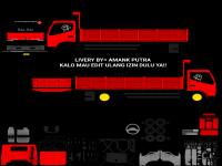 LIVERY HINO DUTRO KALIMANTAN STYLE LOSBAK MUATAN HEBEL MERAH.png