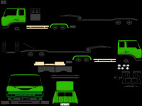 LIVERY HINO RANGER TRAILER MUATAN EXCAVATOR HIJAU  3.png