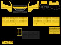 Livery Canter Papua 4x4 Kuning.png