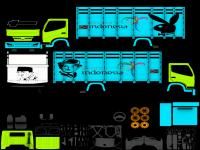 Livery Hino Dutro Bak Kayu Muatan Pasir Head Hijau Muda.png
