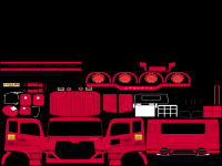 Livery UD Quon Trailer Muatan Double Dozer Merah.png
