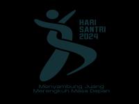 Logo Hari Santri 1 Warna  PNG .png