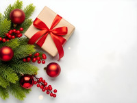 Elegant Christmas Flat Lay on Kraft Gift Background.jpeg